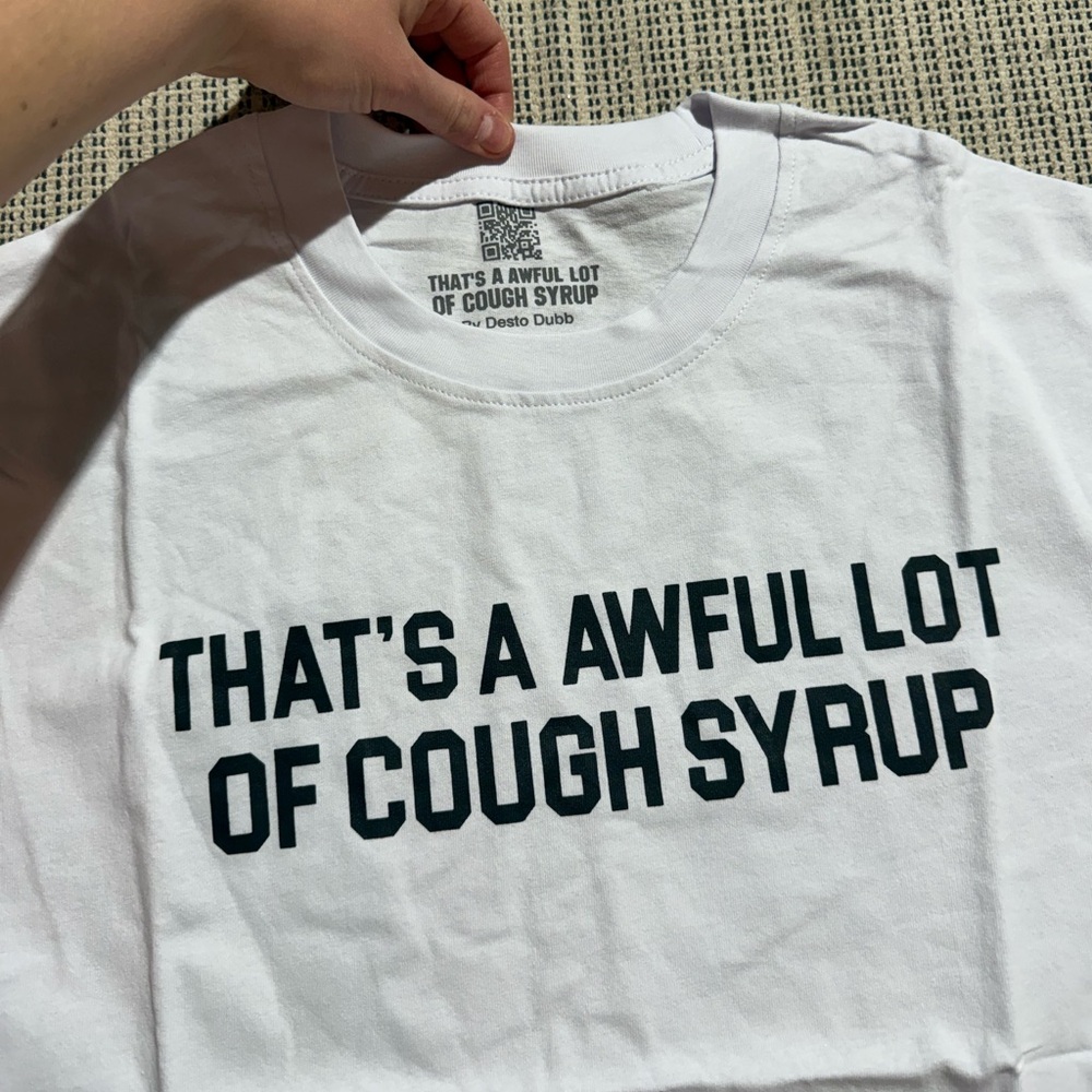 THAT’S A AWFUL LOT OF COUGH SYRUP Men’s T-shirt - Picture 5 of 6